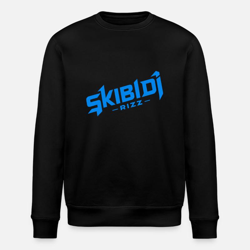 Skibidi Rizz bleu - Sweat bio ROLLER Stanley/Stella Unisexe - noir