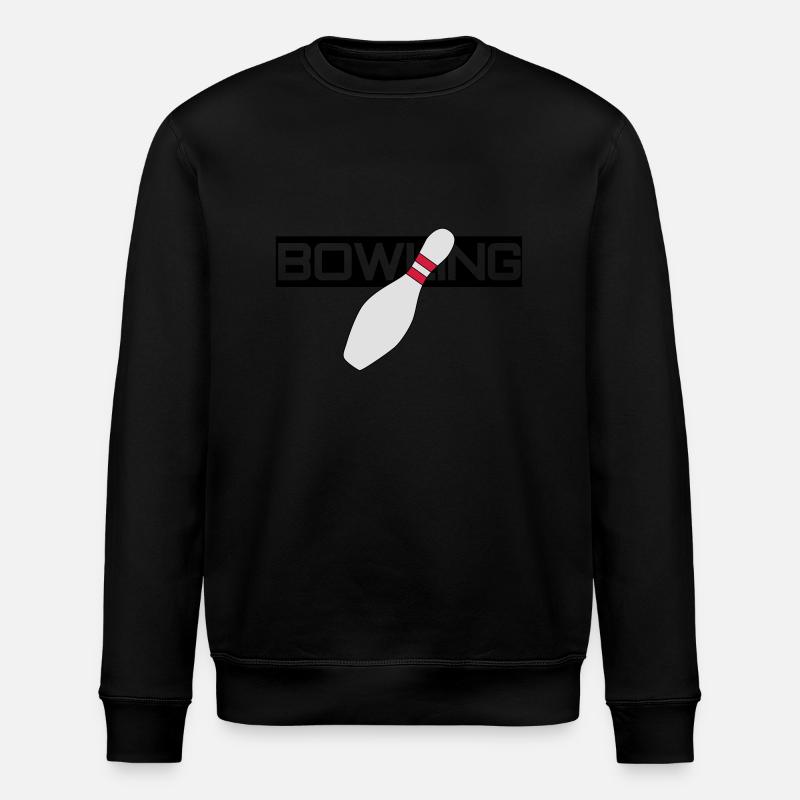 Bowling - Stanley/Stella Unisex Bio-Sweatshirt ROLLER - Schwarz