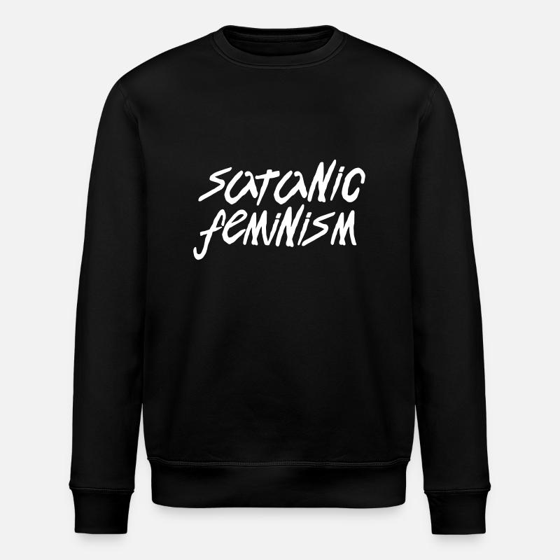 Satanischer Feminismus - Stanley/Stella Unisex Bio-Sweatshirt ROLLER - Schwarz