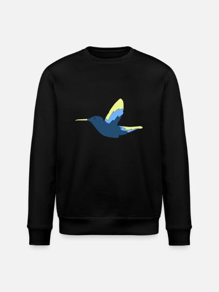 Colibri Oiseau - Sweat bio ROLLER Stanley/Stella Unisexe - noir