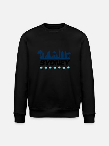 Sydney City - Stanley/Stella ROLLER Unisex Organic Sweatshirt - black