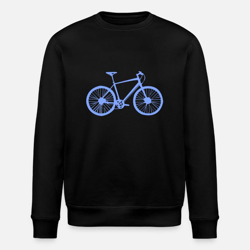 fahrrad rad - Stanley/Stella Unisex Bio-Sweatshirt ROLLER - Schwarz