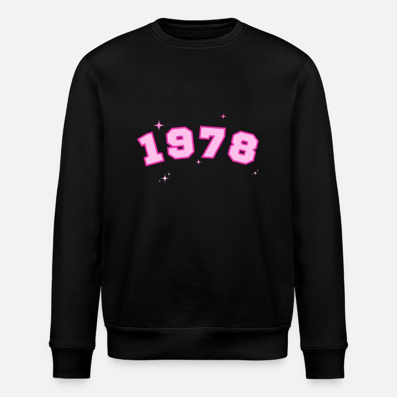 Rosenstern 1978 - Stanley/Stella Unisex Bio-Sweatshirt ROLLER - Schwarz