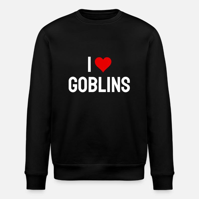 J’adore les gobelins - Sweat bio ROLLER Stanley/Stella Unisexe - noir