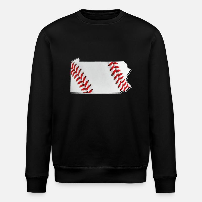 Carte du baseball dans l’État de Pennsylvanie - Sweat bio ROLLER Stanley/Stella Unisexe - noir