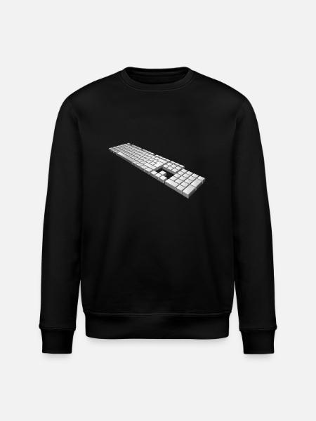 keyboard - Stanley/Stella ROLLER Unisex Organic Sweatshirt - black