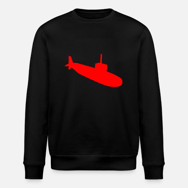 Silhouette sous-marine - Sweat bio ROLLER Stanley/Stella Unisexe - noir