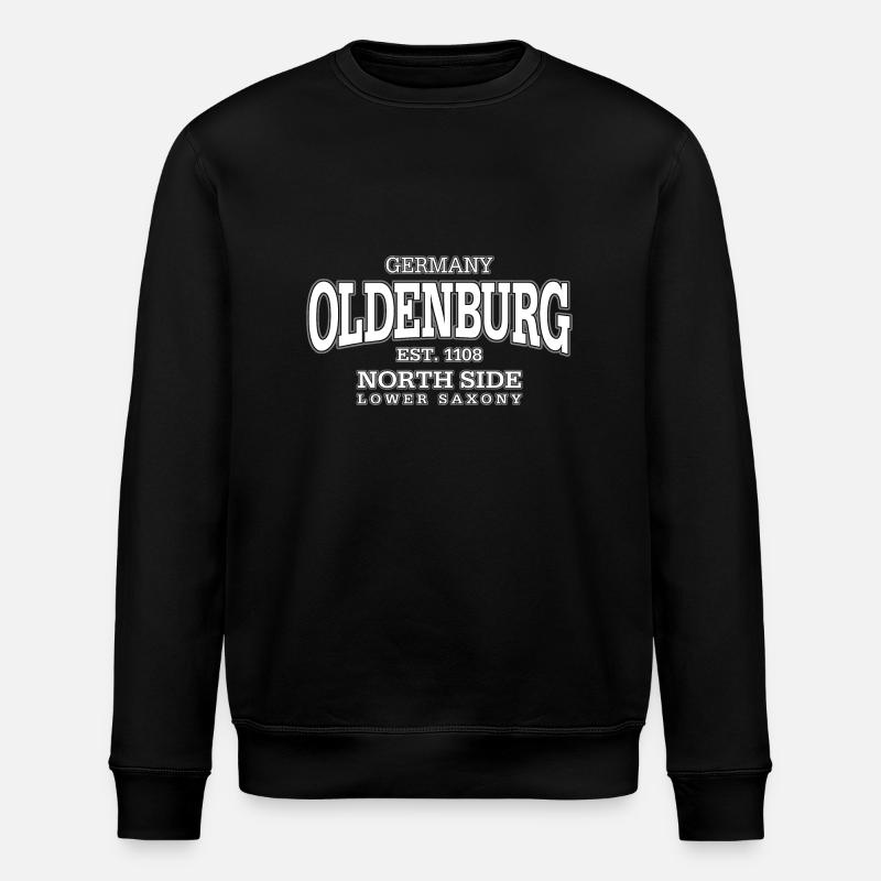 Oldenburg (blanc) - Sweat bio ROLLER Stanley/Stella Unisexe - noir