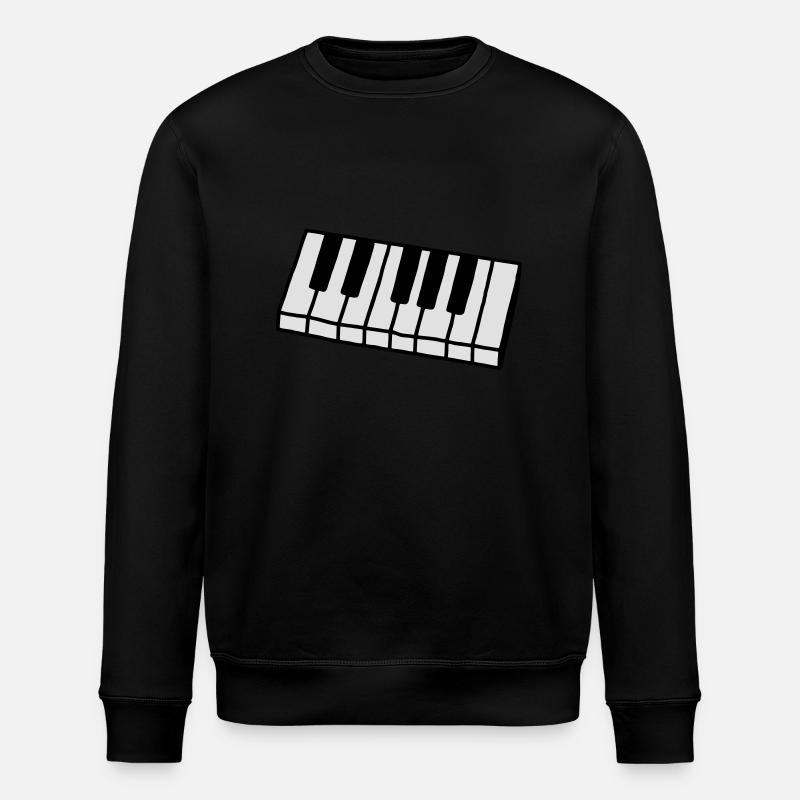 Piano - Clavier - V2 - Sweat bio ROLLER Stanley/Stella Unisexe - noir