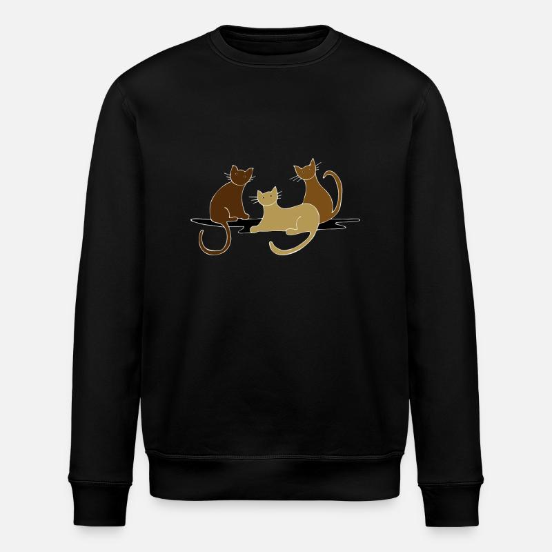 Chats - Sweat bio ROLLER Stanley/Stella Unisexe - noir