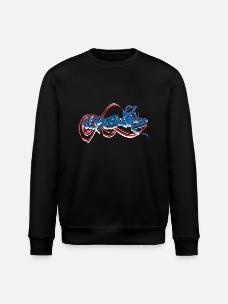 Hamburg Wildstyle - Stanley/Stella Unisex Bio-Sweatshirt ROLLER - Schwarz