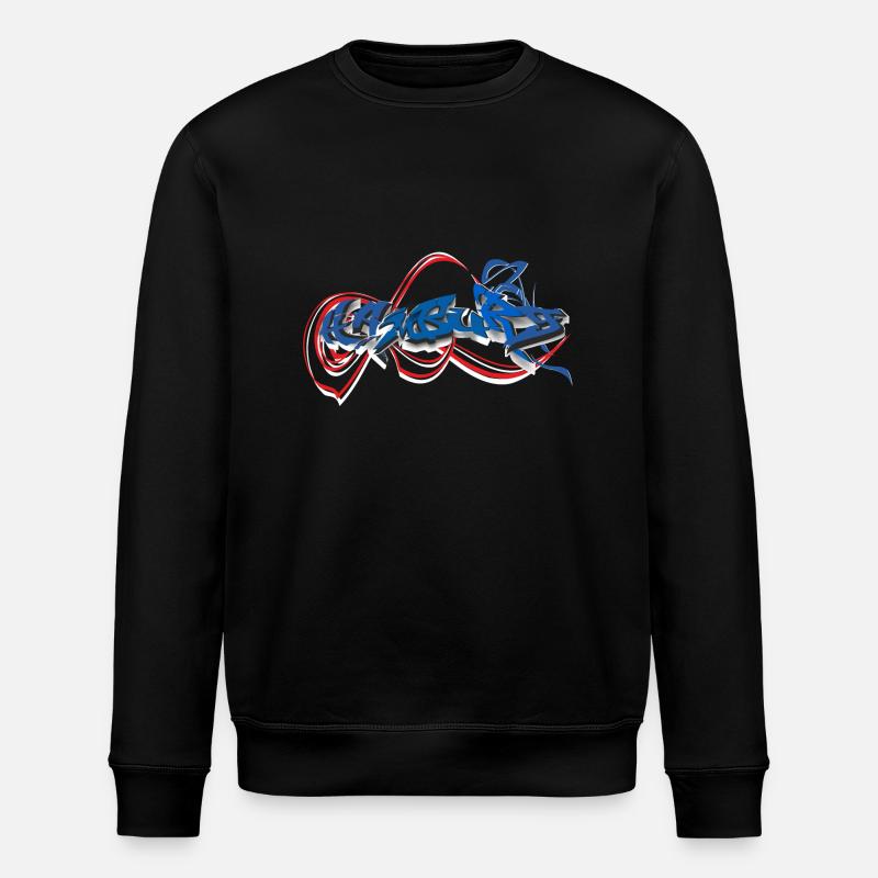 Hamburg Wildstyle - Stanley/Stella Unisex Bio-Sweatshirt ROLLER - Schwarz