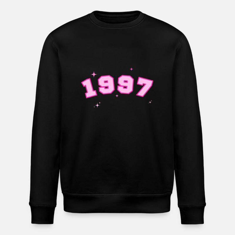 1997 rose étoile - Sweat bio ROLLER Stanley/Stella Unisexe - noir