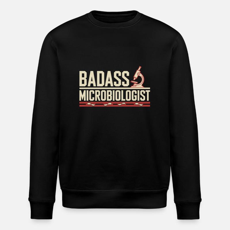 Stolz ein Mikrobiologe zu sein - Stanley/Stella Unisex Bio-Sweatshirt ROLLER - Schwarz