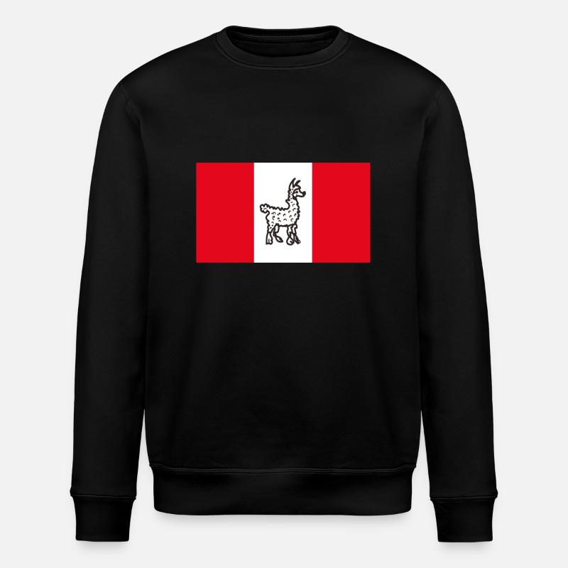 Peru funny - Stanley/Stella Unisex Bio-Sweatshirt ROLLER - Schwarz
