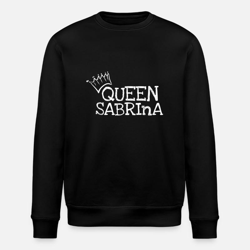 First name Sabrina - Stanley/Stella ROLLER Unisex Organic Sweatshirt - black