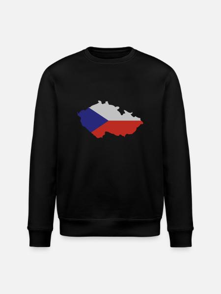 Czech Republic Shape - Stanley/Stella Unisex Bio-Sweatshirt ROLLER - Schwarz