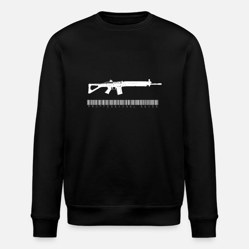 Professional Swiss - Stanley/Stella Unisex Bio-Sweatshirt ROLLER - Schwarz