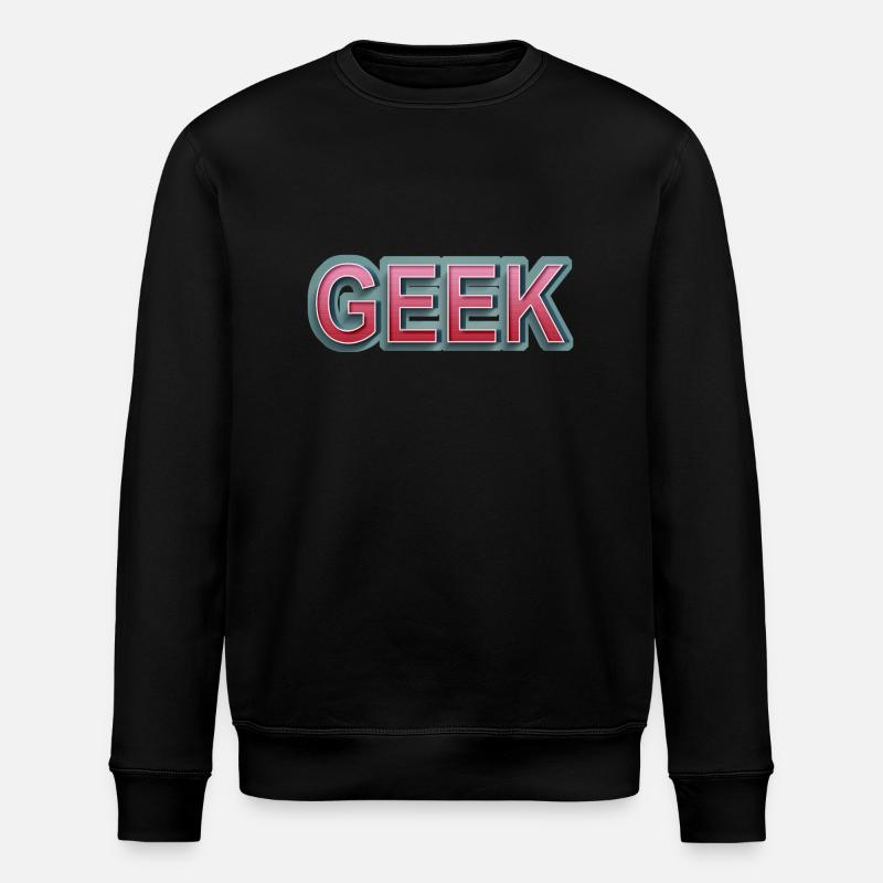 GEEK bande dessinée rétro - Sweat bio ROLLER Stanley/Stella Unisexe - noir