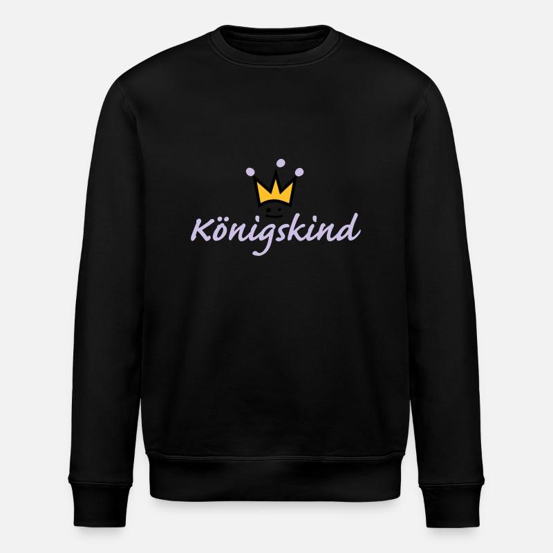 Königskind (b) - Stanley/Stella Unisex Bio-Sweatshirt ROLLER - Schwarz