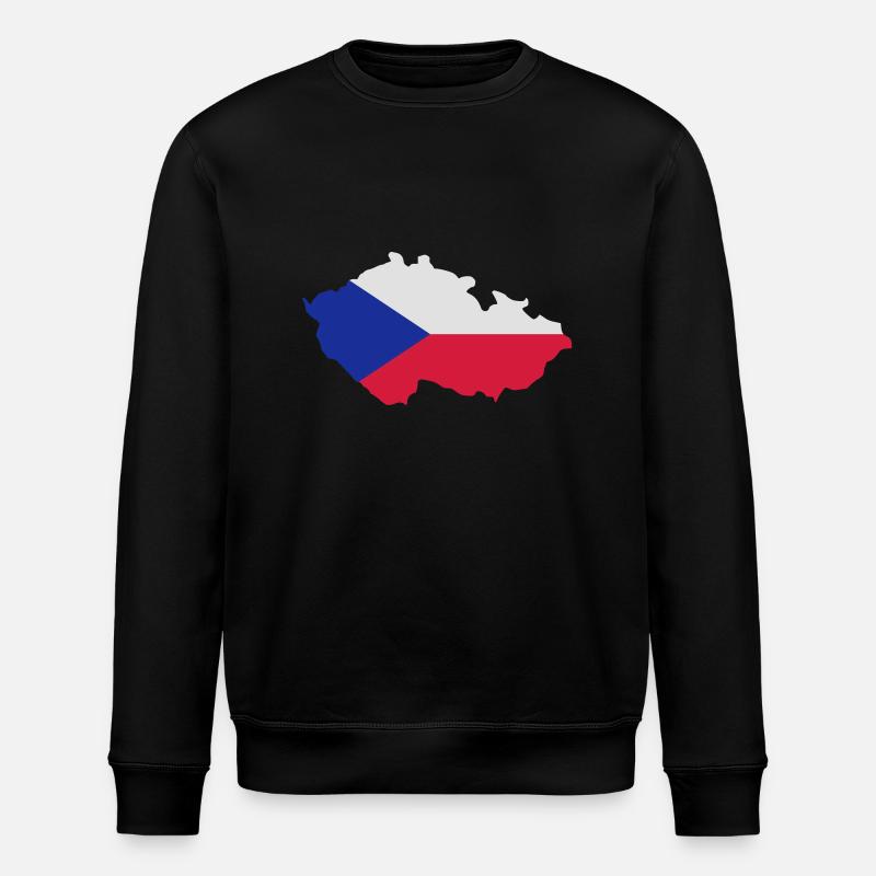 République tchèque - Sweat bio ROLLER Stanley/Stella Unisexe - noir