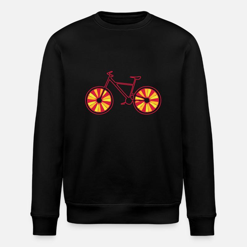 Bicycle - Stanley/Stella ROLLER Unisex Organic Sweatshirt - black