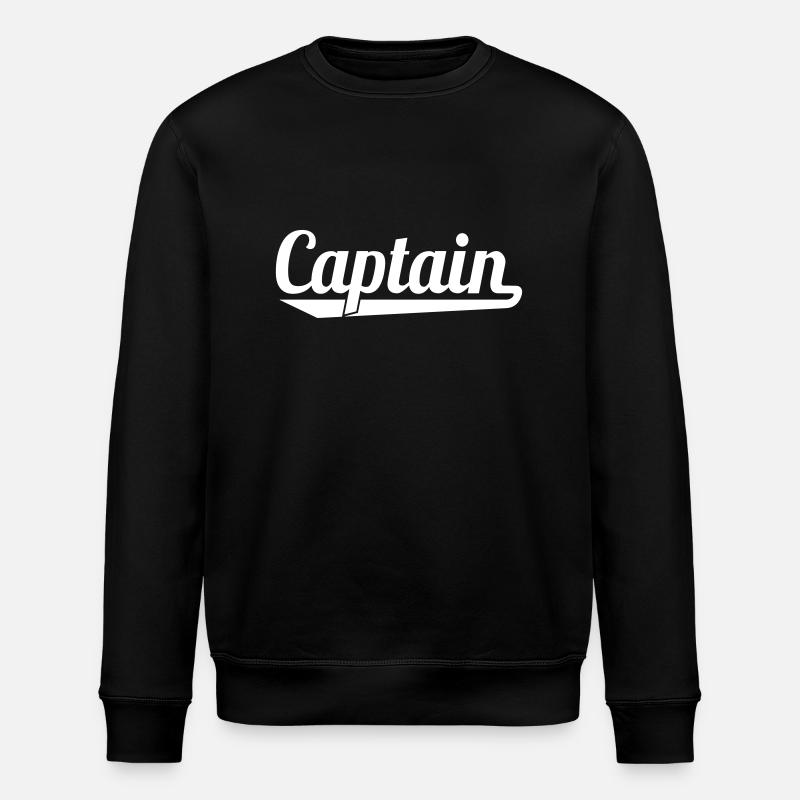 capitaine - Sweat bio ROLLER Stanley/Stella Unisexe - noir