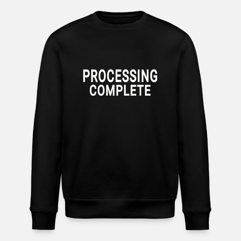 Processing complete - Stanley/Stella ROLLER Unisex Organic Sweatshirt - black