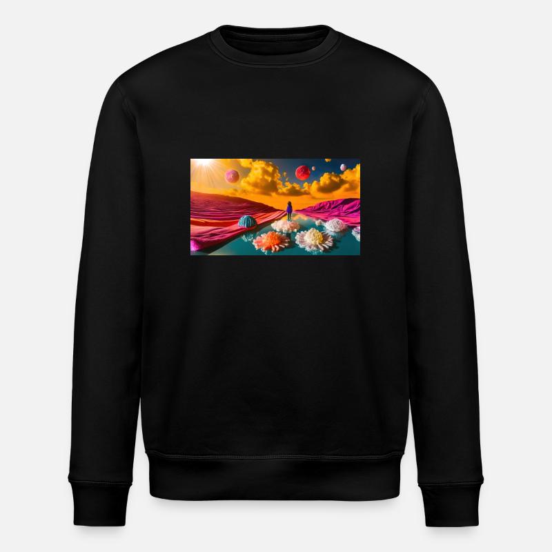 Planètes de bonbons - Sweat bio ROLLER Stanley/Stella Unisexe - noir