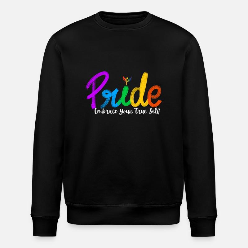 Pride - dark - Stanley/Stella ROLLER Unisex Organic Sweatshirt - black