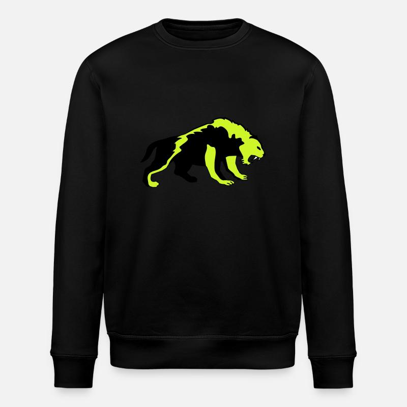 tigre 02 - Sweat bio ROLLER Stanley/Stella Unisexe - noir