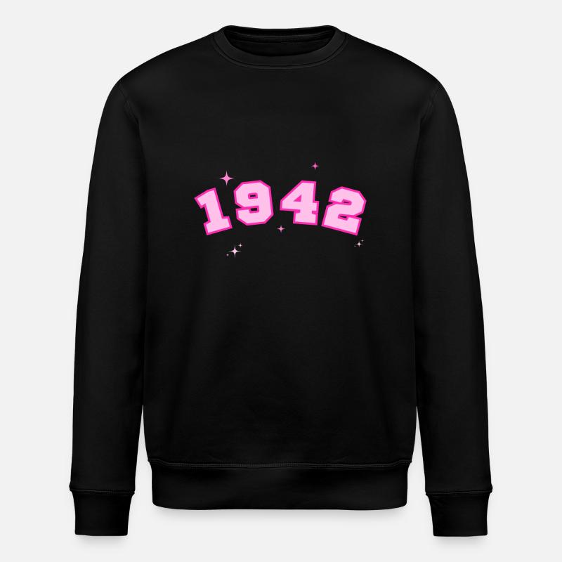 1942 rose étoile - Sweat bio ROLLER Stanley/Stella Unisexe - noir