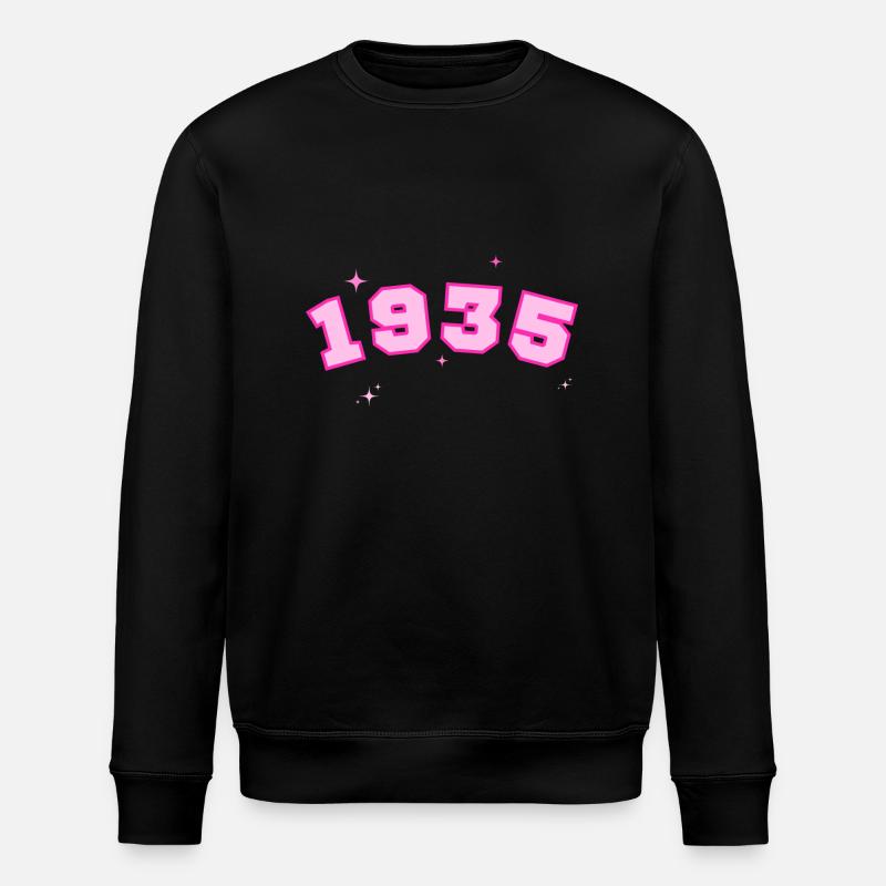 1935 Rosenstern - Stanley/Stella Unisex Bio-Sweatshirt ROLLER - Schwarz