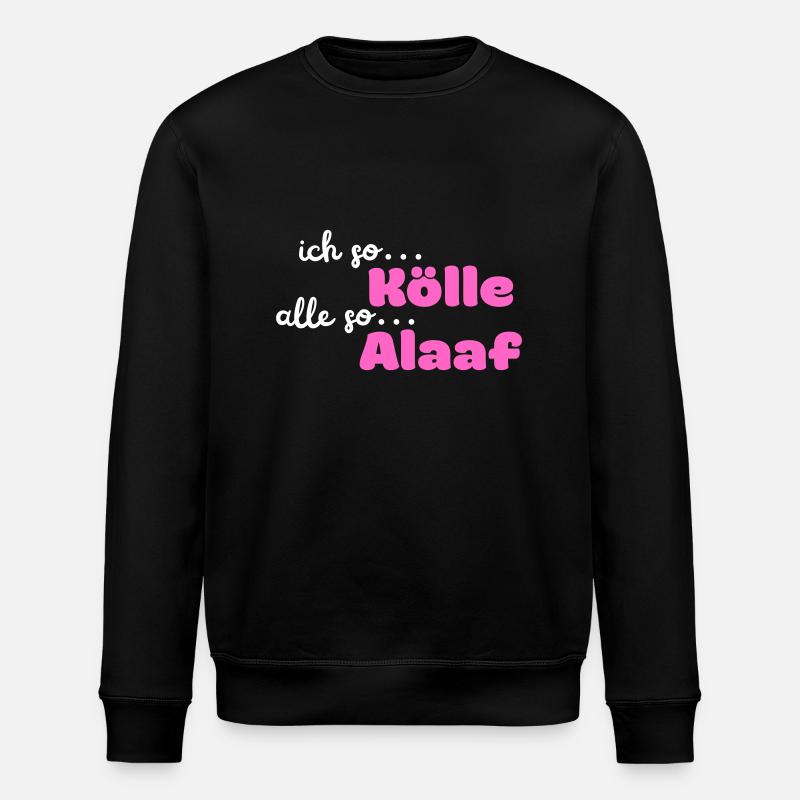 Kölle Alaaf II - Stanley/Stella Unisex Bio-Sweatshirt ROLLER - Schwarz
