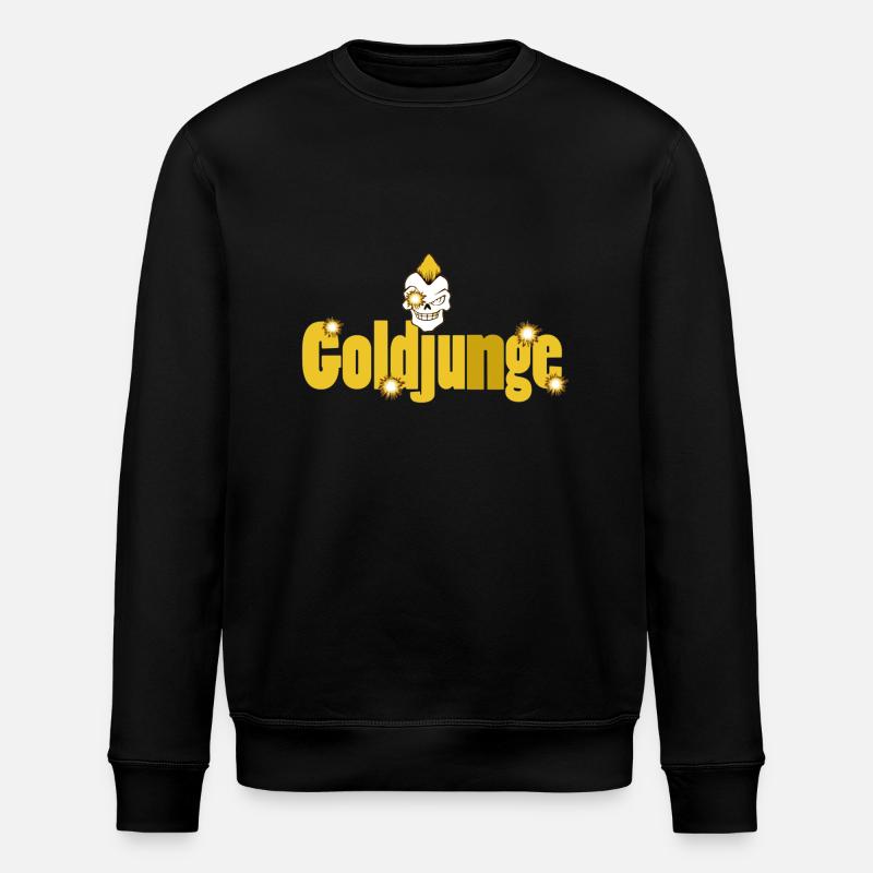 goldjunge - Stanley/Stella Unisex Bio-Sweatshirt ROLLER - Schwarz