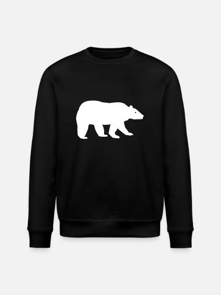 Eisbär - Stanley/Stella Unisex Bio-Sweatshirt ROLLER - Schwarz