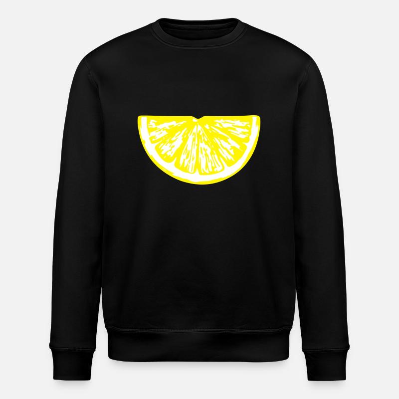 lemon_slice - Stanley/Stella Unisex Bio-Sweatshirt ROLLER - Schwarz