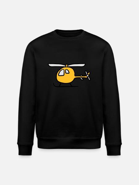 Comic cartoon kids Heli cute - Stanley/Stella ROLLER Unisex Organic Sweatshirt - black