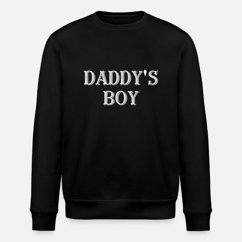 Daddy ́s Boy - Stanley/Stella ROLLER Unisex Organic Sweatshirt - black