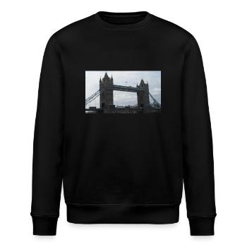 Tower Brücke London - Stanley/Stella Unisex Bio-Sweatshirt ROLLER - Schwarz - Vorne - Nik (191cm)
