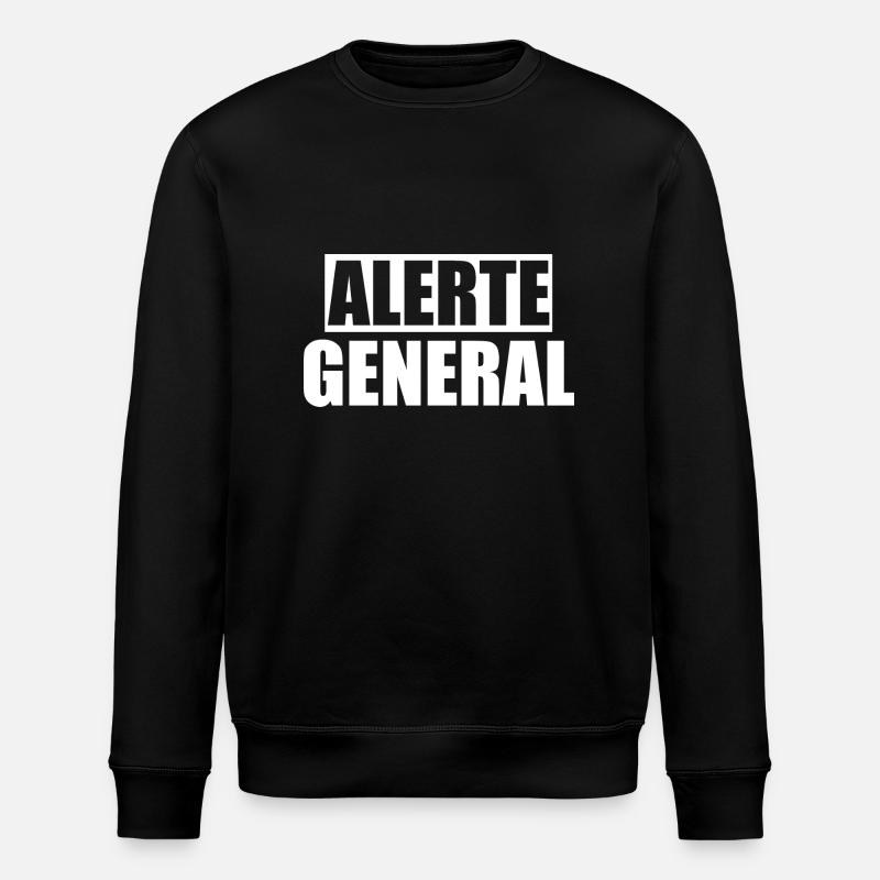 Alerte général - Sweat bio ROLLER Stanley/Stella Unisexe - noir