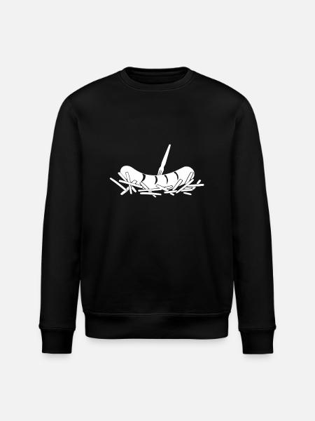 Frites currywurst - Sweat bio ROLLER Stanley/Stella Unisexe - noir