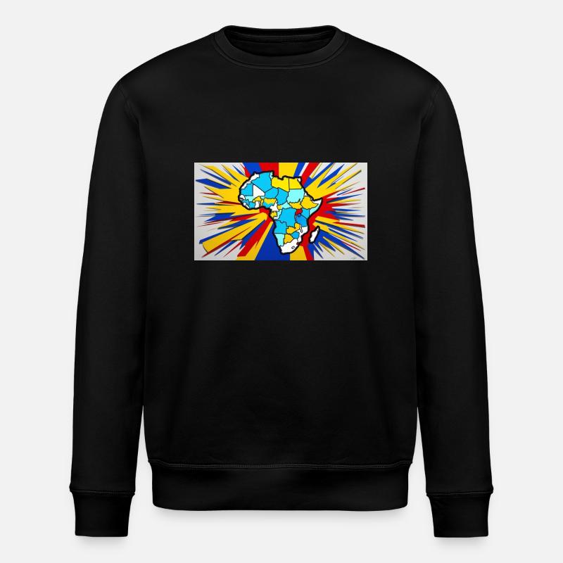 Couleur d Afrique - Sweat bio ROLLER Stanley/Stella Unisexe - noir