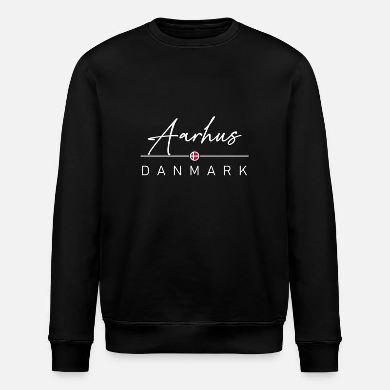 Dänemark - Aarhus - Danmark - Denmark - Stanley/Stella ROLLER Unisex Organic Sweatshirt - black