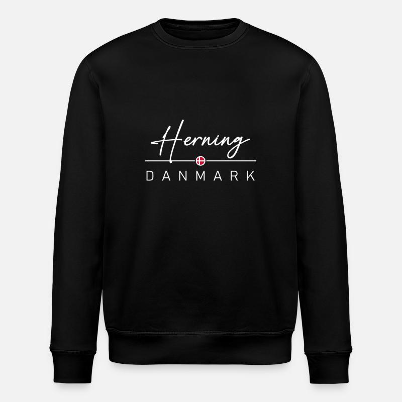 Dänemark - Herning - Danmark - Denmark - Stanley/Stella ROLLER Unisex Organic Sweatshirt - black