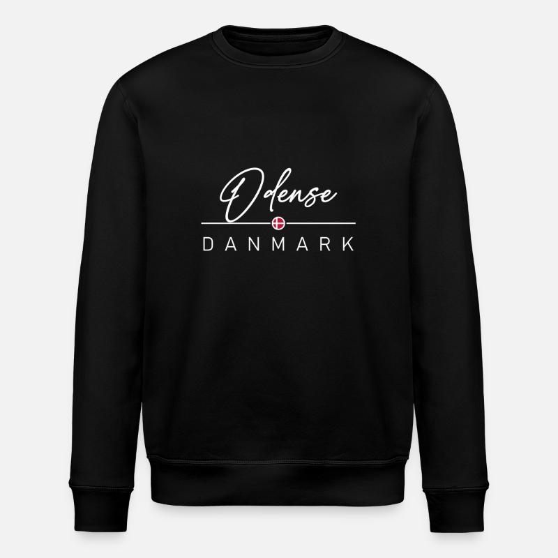Dänemark - Odense - Danmark - Denmark - Stanley/Stella ROLLER Unisex Organic Sweatshirt - black