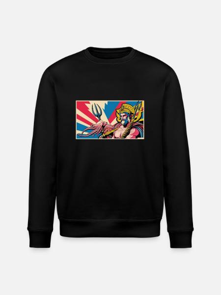 nVx Poseidon 1 - Stanley/Stella Unisex Bio-Sweatshirt ROLLER - Schwarz