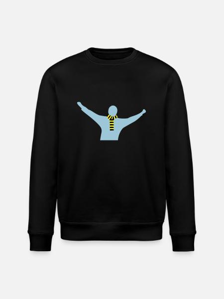 Fan - Stanley/Stella Unisex Bio-Sweatshirt ROLLER - Schwarz