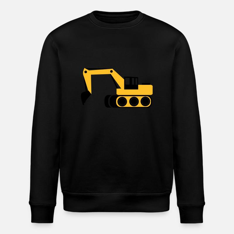 Digger - Stanley/Stella ROLLER Unisex Organic Sweatshirt - black