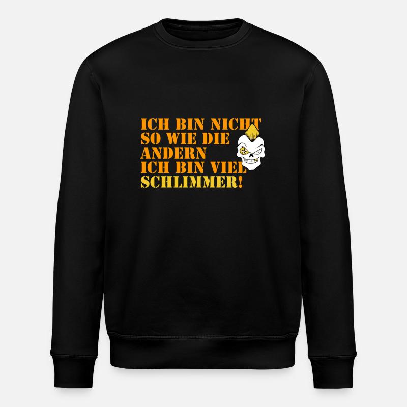 méchant jeune - Sweat bio ROLLER Stanley/Stella Unisexe - noir